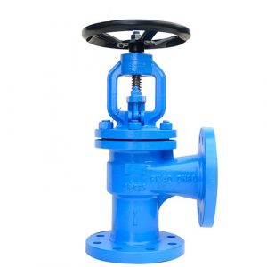 Angle globe valve bellow seal stop valve for steam