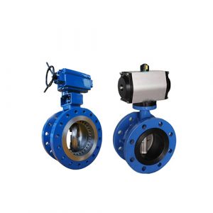 pdusa-Motorized Double Eccentric Butterfly valve